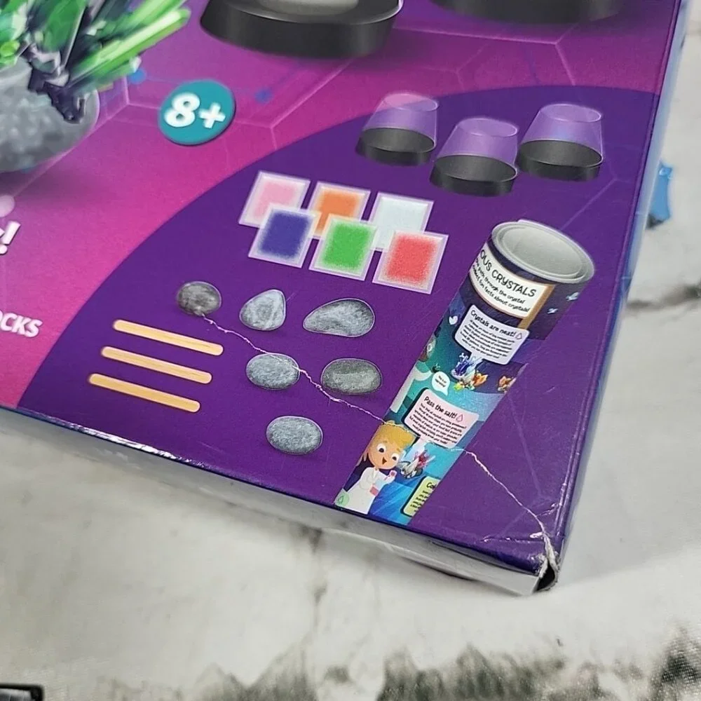 Crystal Growing Earth Science Kit‎ Kid Age 8 By Curious Universe New